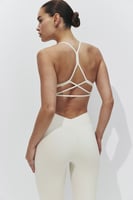 H&M Leggings mit SculptMove™ - Elfenbein