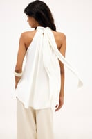 Halterneck Flowy Tie Top
