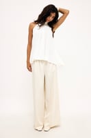 Halterneck Flowy Tie Top