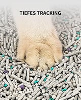 PETKIT 5 in 1 Gemischtes Katzenstreu, Spülbar, Geruchsfrei, Aktivkohle