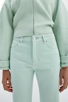 ZARA JEANS Z1975 REGULAR FIT MIT HOHEM BUND UND LANGEM BEIN, image 4 of 4