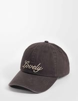 Gina Tricot Paperboy-Cap in Schwarz