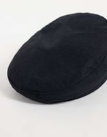 Gina Tricot Paperboy-Cap in Schwarz