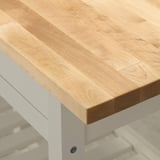 IKEA FÖRHÖJA Servierwagen - Birke/weiß 100x43 cm