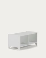 Kave Home Nunila Aufbewahrungsmöbel aus weißem MDF 78 cm