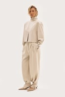 maebe Polina Trousers With Cuff Detail - Beige, image 1 of 4