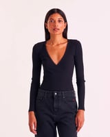 Balzac Paris Matthew black bodysuit, image 2 of 4