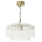 IKEA STOCKHOLM 2025 Hängeleuchte - Glas/vermessingt 54 cm