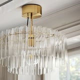 IKEA STOCKHOLM 2025 Hängeleuchte - Glas/vermessingt 54 cm