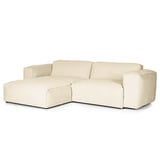 Studio Copenhagen Ecksofa HUDSON 1,5-Sitzer mit Longchair - Beige