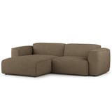 Studio Copenhagen Ecksofa HUDSON 1,5-Sitzer mit Longchair - Beige
