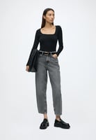 Marc O'Polo DENIM Barrel-Jeans Stine cropped, Medium Grey, image 2 of 4