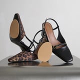 Jonak Damen Loafer mit runder Spitze aus braunem Spaltleder