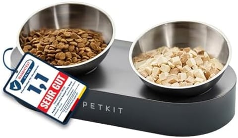 PETKIT CYBERTAIL Erhöhte Schüssel aus Edelstahl