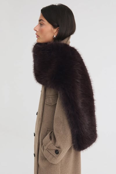 Gina Tricot Faux fur scarf