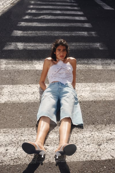 H&M Bermudashorts aus Denim