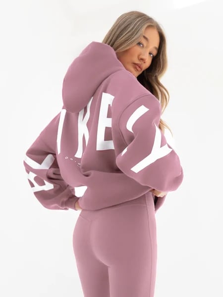 Blakely Isabel Oversized Hoodie, Dusty Pink