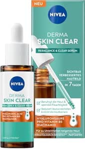 nivea DERMA SKIN CLEAR Rebalance & Clear Serum 30ml