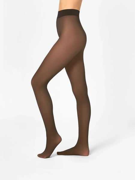 NUR DIE Strumpfhose Warm & Transparent Strapazierfähig 80 DEN - braun