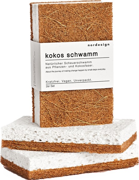 Nordesign Kokosschwamm 2er Set