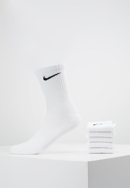 EVERYDAY CUSH CREW UNISEX 6 PACK - Sportsocken - white/black