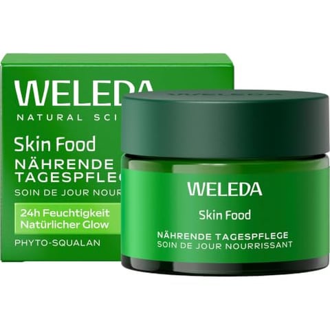 WELEDA Skin Food Tagespflege 40ml Feuchtigkeit Glow Squalan vegan Bio