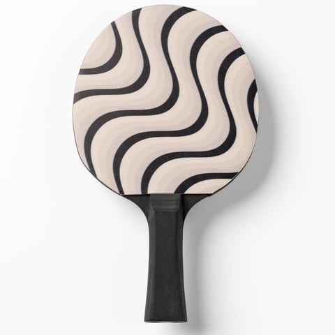 Designschläger Island wave black
