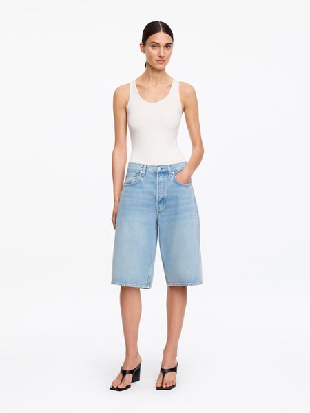 Arket Lange Jeansshorts