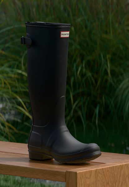 WOMENS ORIGINAL TALL BACK ADJUSTABLE BOOT - Gummistiefel - black