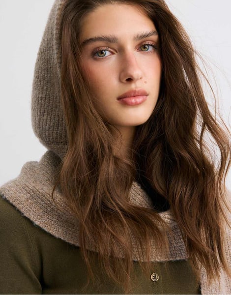 Stradivarius Balaclava in Braun
