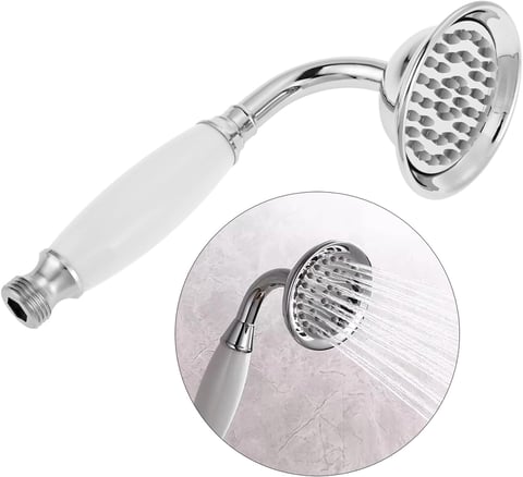 DRELD Retro Duschkopf Edelstahl Handbrause, Antik Brausekopf