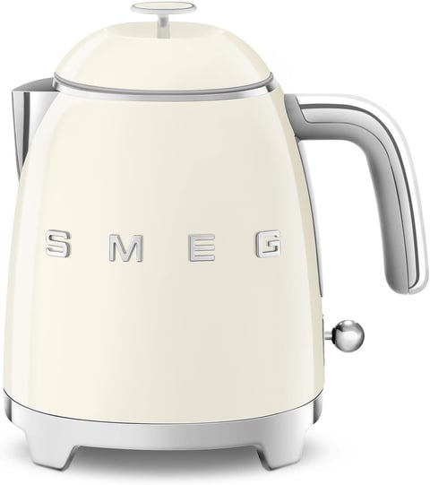 Smeg, Kleiner elektrischer Wasserkocher KLF05CREU 0,8 L, Edelstahlfilte
