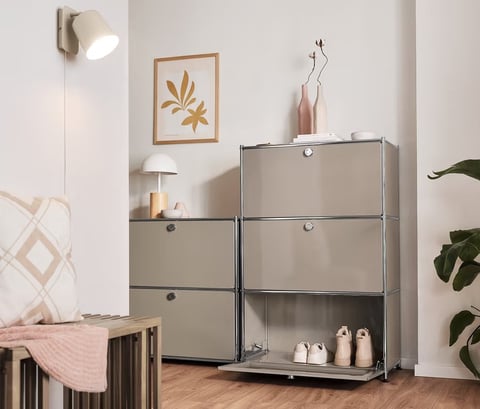 Regal Metall »CN3« mit 3 Klappenfächern