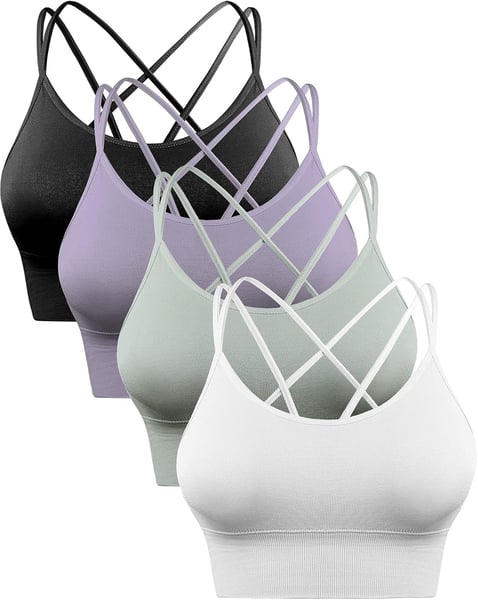 Sykooria Sports Bra, Women's Padded Bustier, Women's Bra Without Underwire