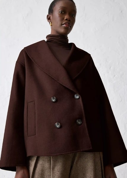 Bonprix Oversize Jacke aus weichem Woll-Mix