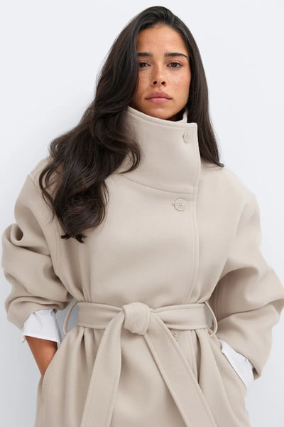 Gina Tricot High neck wool blend jacket