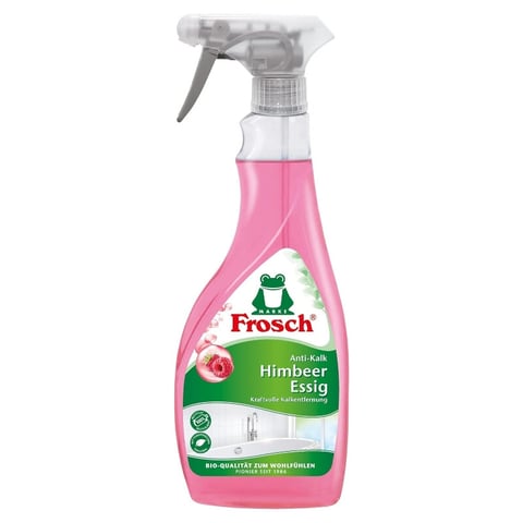 Frosch Himbeer-Essig Entkalker mit Sprühkopf 500 ml