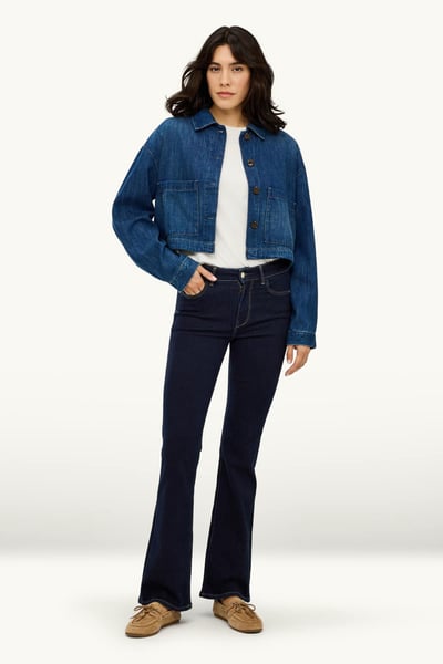 C&A Bootcut Jeans - Mid Waist - Shaping-Jeans - LYCRA®