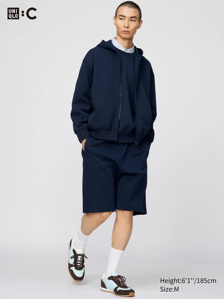 UNIQLO Joggingshorts (Wide Fit), Dunkelblau