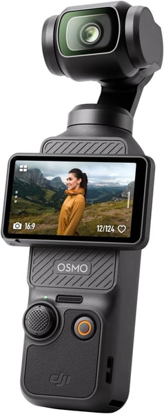 DJI Osmo Pocket 3 Vlogging Camera with 1-Inch CMOS and 4K/120fps Video, 3-Axis Stabilization, Fast Focus
