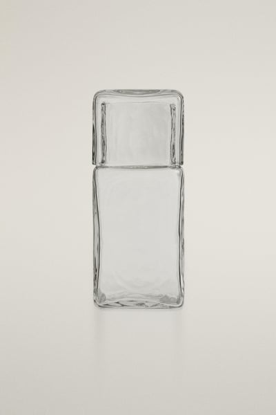 ZARAHOME NACHT-SET MIT FLASCHE UND GLAS