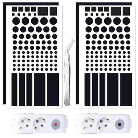 Abdunklungsfolie Lichtdimmer Folie Selbstklebend LED Abdeckung für Router Dimming Sticker für Elektronik TV Router