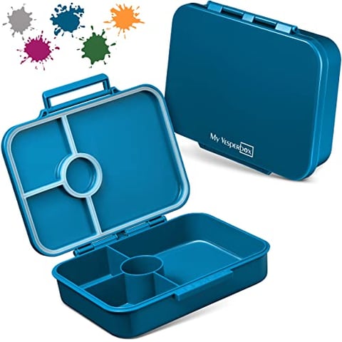 My Vesperbox® Brotdose für Kinder mit Fächern [BIA] - Lunchbox mit Trennfächern - Bento Box - Jausenbox - Brotzeitbox für Schule & Kindergarten - Vesperdose für Jungen & Mädchen