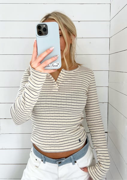 Luna Long Sleeve, Striped