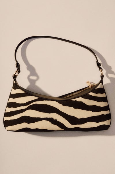 Umhängetasche - Schwarz/Zebraprint - Ladies