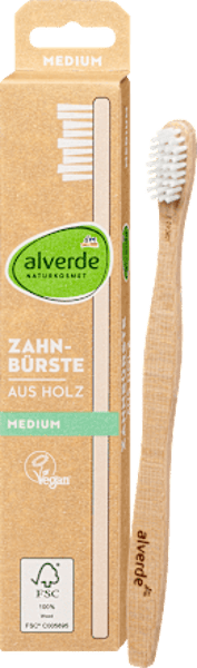 Zahnbürste aus Holz medium