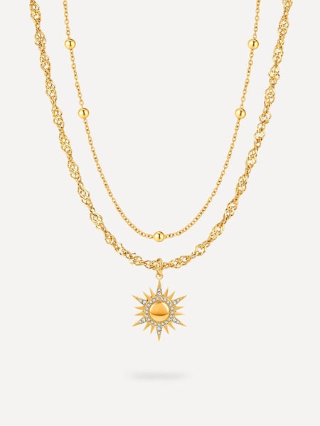 Cluster Glitter Kette