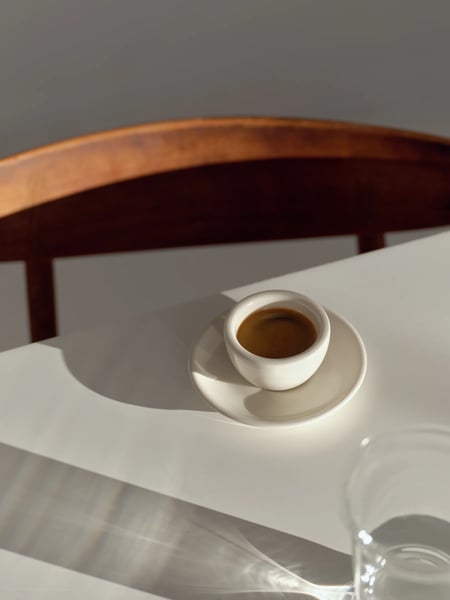 WITHIN MOOD Espresso, creamwhite, set of 2