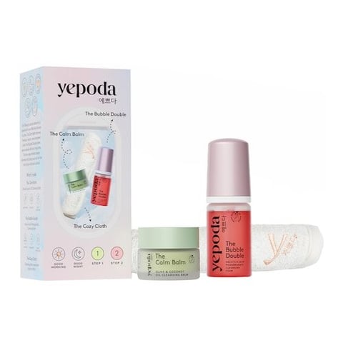 Yepoda - The Mini Cleansing Duo, Double Cleansing Set - cleanse The Mini Cleansing Duo