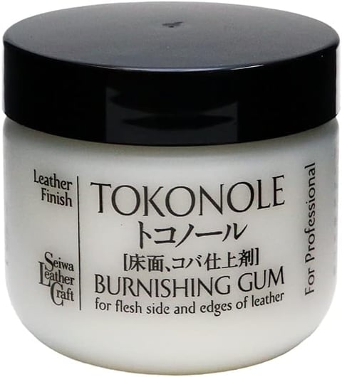 Seiwa Tokonole Cuir Fini Gum Burnishing Clear Leathercraft 120 g